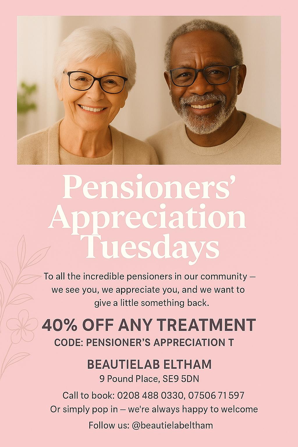 Pensioners Appreciation Tuesdays